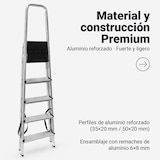 thumbnail of Escalera Plegable 5 Peldaños de Aluminio | UNIVERSALBLUE