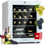 thumbnail of Klarstein Shiraz 16 Quartz Weinkühlschrank 42l Touch-Bedienfeld 160 W 5-18 °C Weißes Glas