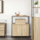 thumbnail of vidaXL Badschrank mit Regalen Sonoma-Eiche 76,5x35x95 cm
