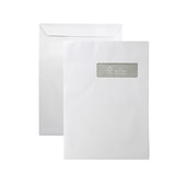 thumbnail of SIGMA Enveloppen, C4-formaat, met venster, zelfklevend, wit, 250 stuks