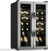 thumbnail of Klarstein Vinamour Weinkühlschrank | 2 Kühlzonen | 7 Regale | Touch-Bedienung | UV-Schutz Schwarz