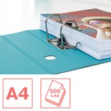 thumbnail of Lot de 5 Classeur à levier Colour'Breeze A4 polyfoam, dos de 80, coloris assortis (4)
