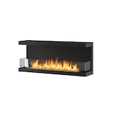 thumbnail of INSIDE C VERS3 – Dreiseitiger Biokamin. Eingebauter Bioethanol-Kamin 100 cm – linearer Brenner 80 cm / Fassungsvermögen 2 l