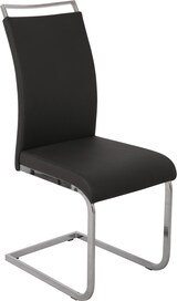thumbnail of SVITA Set van 2 stoelen Bureaustoel Gestoffeerde stoel Eetkamerstoel Kunstleer zwart