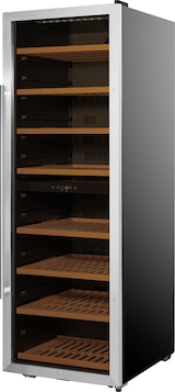 thumbnail of METRO Professional Weinkühler GWC1171D, 59.5 x 69 x 173.7 cm, 2 Klimazonen, 418 L, 171 Flaschen, schwarz/silber