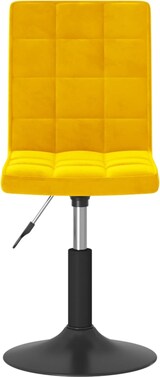 thumbnail of vidaXL Esszimmerstühle 2 Stk. Drehbar Senfgelb Samt