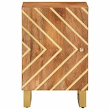 thumbnail of vidaXL Badschrank Braun und Schwarz 38x33,5x58 cm Massivholz Mango