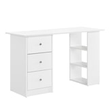 thumbnail of Helloshop26 - Bureau table secrétaire poste de travail informatique plat de bois mélaminé blanc 120 x 49 x 72 cm 03_0001179