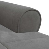 thumbnail of vidaXL Lounge-Liege mit Kissen Dunkelgrau 91 x 157 x 91 cm Samt
