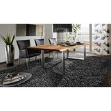 thumbnail of SIT Möbel Tree-edge tafel 200 cm | Tafelblad acacia naturel 36 mm | Sledevoet metaal zilver | B 200 x D 100 x H 76 cm | 15113-40 | Serie TABLES &amp; CO