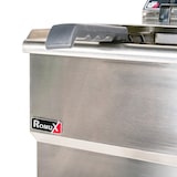 thumbnail of Romux® Friteuse À Gaz Butane Professionnelle 18+18 Litres Double de Table | Friteuse en Acier Inoxydable avec Robinet de Vidange 24000 W