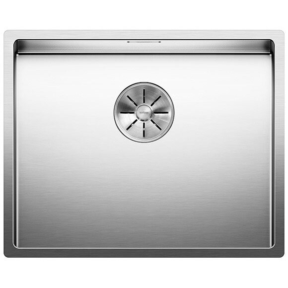 BLANCO CLARON 500-IF Flachrandspüle / Edelstahl / Stopfen -