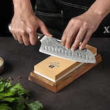 thumbnail of XinZuo - Professioneller Schleifstein (Korund) - Doppelseitig gekörnt 3000/8000 - L