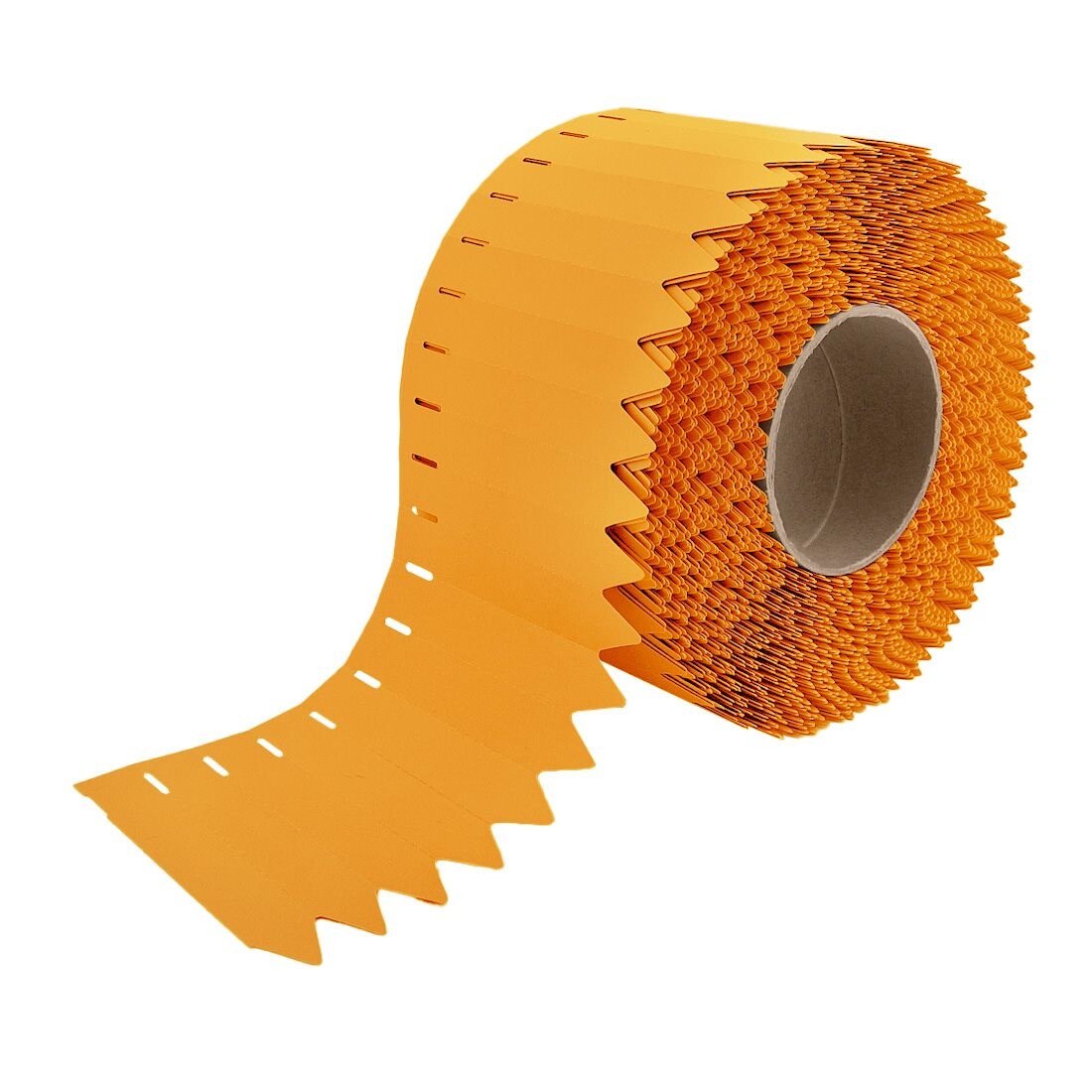 CombiCraft Stecketiketten und Pflanzenstecker 17x100 mm, 350µ, orange - 3000 Etiketten pro Rolle - geeignet für Thermotransferdrucker