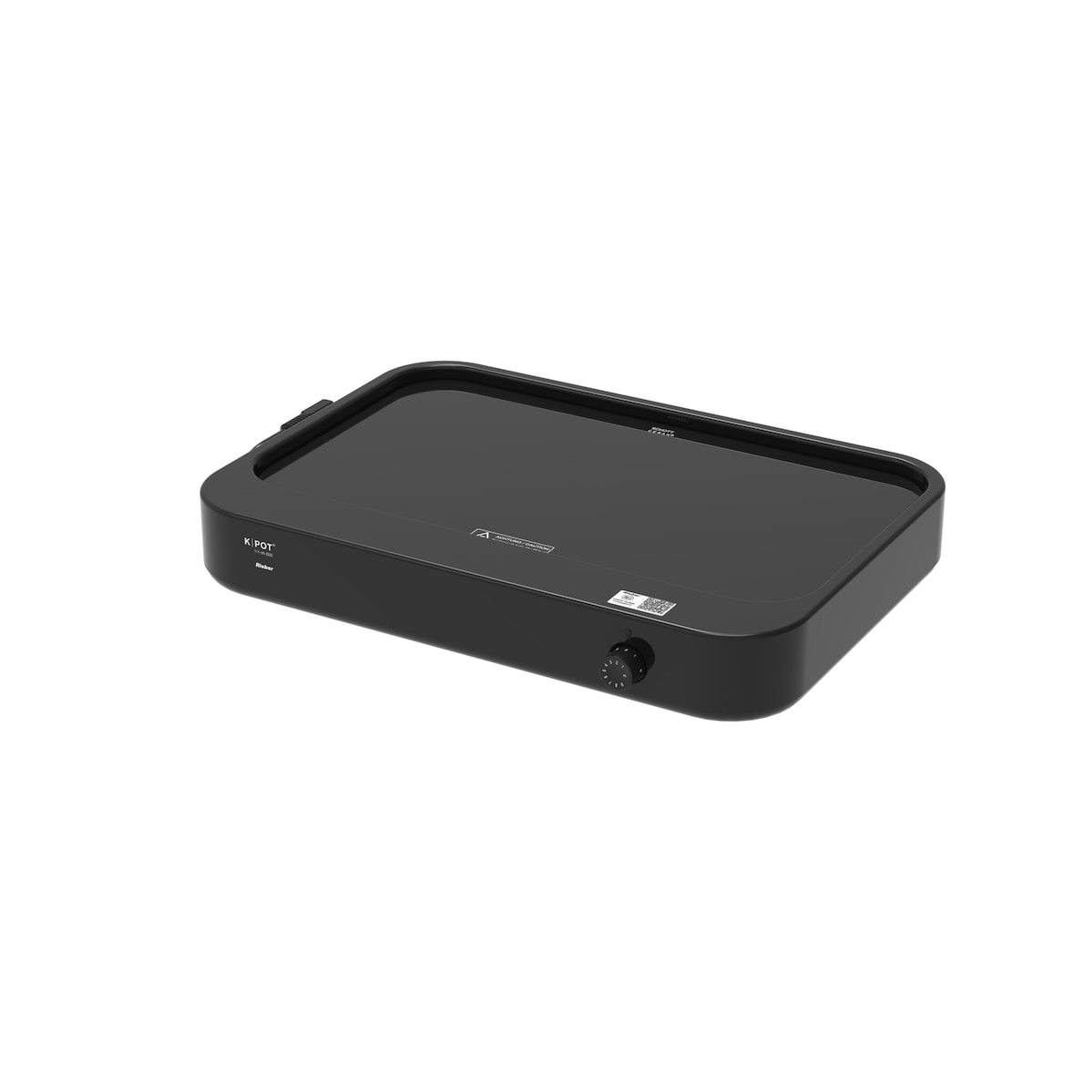 Rieber K-POT 1/1-ch-800 schwarz, 533 x 378 x 96 mm