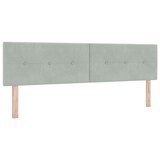 thumbnail of vidaXL LED Kopfteil mit LED-Lichtleisten Hellgrau 180 cm Polyester