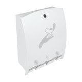 thumbnail of Medial International dispenser  porta assorbenti in acciaio zincato 375x138x432 mm di colore bianco