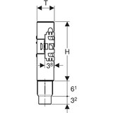 thumbnail of Geberit GIS Waschtisch-Set für Standarmatur, mit UP-Geruchverschluss