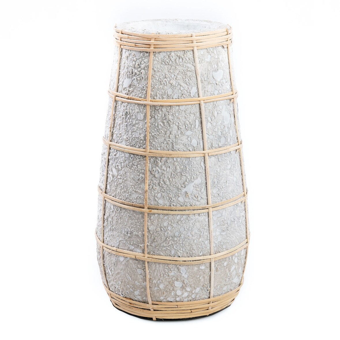 Bazar Bizar Vase Cutie - Béton Naturel - L