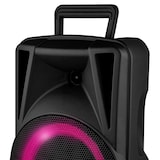 thumbnail of ENCEINTE PORTABLE 200W AVEC USB, BLUETOOTH + JEUX DE LUMIERE ASTROBALL + MICRO SANS FIL PA DJ SONO LED SOIREE FAMILLE KARAOKE
