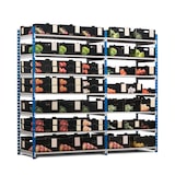 thumbnail of PROREGAL Fachbodenregal MAXIMUS | Grundregal | HxBxT 200x125x68cm | 6 Ebenen | offener Fachboden | Fachlast 152kg | Lichtblau/Lichtgrau