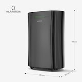 thumbnail of AeroDry Smart 12L Luftentfeuchter | 12L/Tag | 18 m² | Feuchtigkeitssensor | App-Steuerung | 135 m³/h Schwarz