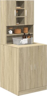 thumbnail of vidaXL Waschmaschinenschrank Sonoma-Eiche 70,5x24x90 cm