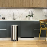 thumbnail of Kitchen Move Edelstahl-Mülleimer mit Pedal URBAN silber 30L Edelstahl Silber