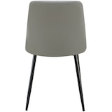 thumbnail of Set van 4 eetkamerstoelen Antibes kunstleer licht grijs