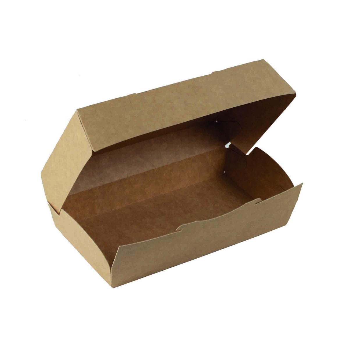 Boîte à kebab kraft brun 6 x 20 x 10.5 cm x 100