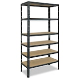 thumbnail of shelfplaza HOME 200x50x60 cm Schwerlastregal in anthrazit mit 6 Böden und 145 kg Traglast pro Boden