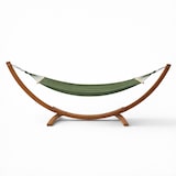 thumbnail of Hamac sur pied en bois vert cactus