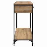 thumbnail of Table console avec tiroir Chêne artisanal 100 x 34,5 x 75 cm Modèle Nuit