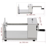 thumbnail of Beeketal Kartoffel Gemüse Spiralschneider Kartoffelspiralschneider BKSS