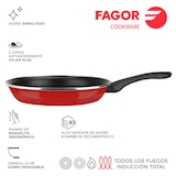 thumbnail of Fagor Frigideira Optimax Ø18Cm Vermelho Aço Aisi 430 Fagor