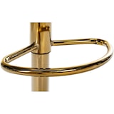 thumbnail of Barkruk Braga goud fluweel grijs
