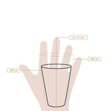 thumbnail of greenbox - Pappbecher Winter "Zweige" 200 ml / 8 oz, Ø 80 mm, ungebleicht, 50 St.