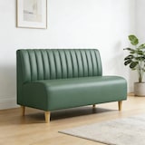 thumbnail of Gastro Sitzbank Diner Sofa – gepolsterte Restaurant Bank für Café, Bar & Hotel – Grün 【KZ9958】