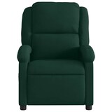 thumbnail of vidaXL Massagesessel Dunkelgrün Samt