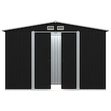 thumbnail of Helloshop26 - Abri de jardin cabane cabanon maison de stockage remise extérieur hangar outils robuste acier 257 x 205 x 178 cm 02_0022384