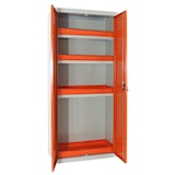 thumbnail of SimonRack Armoire Phytosanitaire Homologuée 1800x800x400, Armoire Produits Chimiques et Pesticides, Gris/Orange - Simonlocker