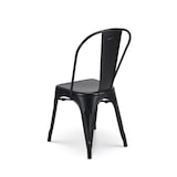 thumbnail of Chaise en métal noir style industriel - Finition mat