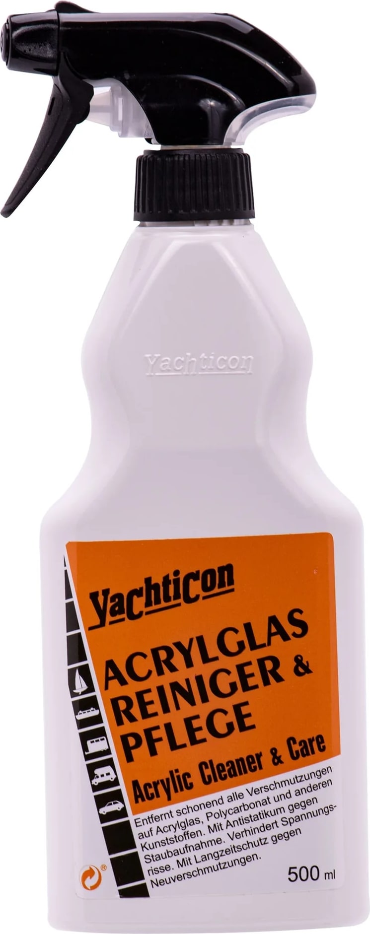 YACHTICON Acrylglasreiniger & Pflege 500 ml