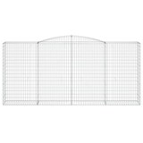 thumbnail of vidaXL Gabionen mit Hochbogen 5 Stk. 400x50x180/200cm Verzinktes Eisen