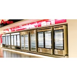 thumbnail of Atosa, Armadio refrigerato con porta in vetro BT 700 Lt GN2/1, acciaio inox 430, 730 x 805 x 2065 mm (L x P x A),acciaio