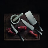 thumbnail of Masterpro - Scharfes 17,5 cm langes Santokumesser aus Edelstahl