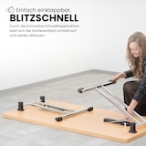 thumbnail of bümö Klapptisch weiß 138 x 69 cm klappbar & stapelbar, klappbarer Schreibtisch, Klappschreibtisch, Tisch klappbar, Klappbarer Tisch, Klapptisch