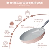 thumbnail of CIARRA Beyond Bratpfanne 26 cm Brat & Universalpfannen mit Griff Keramik Antihaftbeschichtung Rosa VMFPP26