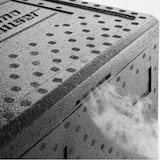 thumbnail of thermohauser EPP-thermobox Pizza zwart met deksel - 41,5 liter volume - 41 x 41 x 40 cm - pizzabox voor bezorgdienst