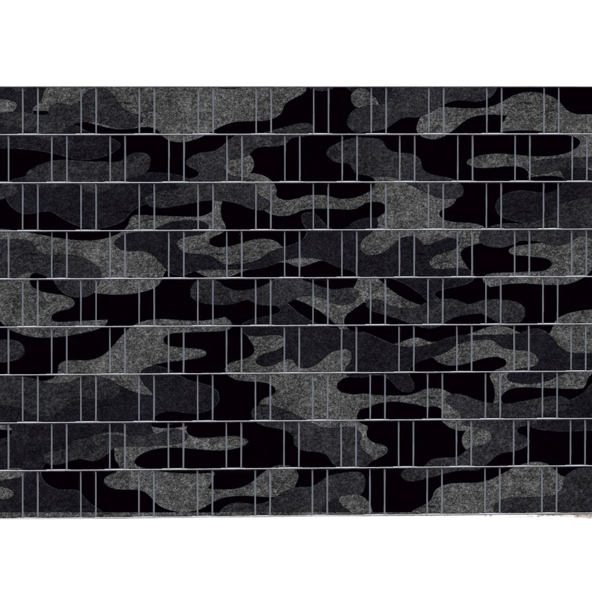 zaun|zu® Sichtschutzstreifen Camouflage - Bedruckter Sichtschutz 2,5m x 1,8m